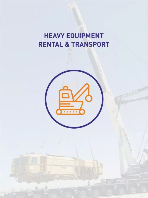 heavy equipment rental and transport